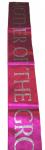 Sparkle Letters Pink Silky Mother of the Groom Sash